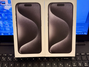 IPHONE 15 PRO 128GB BLACK NOVO VAKUM NEOTPAKOVAN FABRIKA EU MODEL