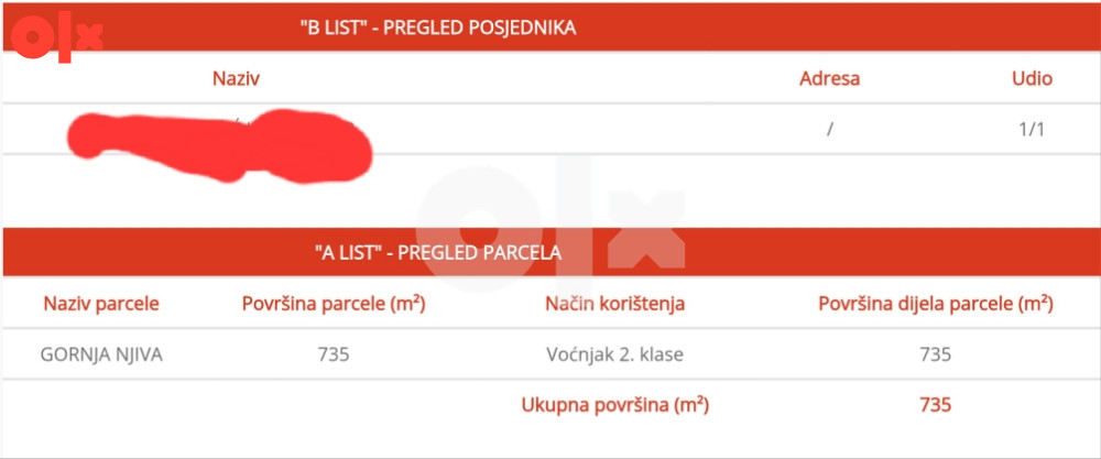 Zemljište Tuzla Plac za vikendicu 2