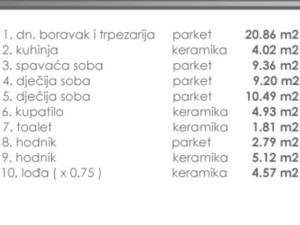 STAN SA 3 SP. SOBE, 71m2, MJESEC, ISPOD CIJENE 065 960 964 photo 4