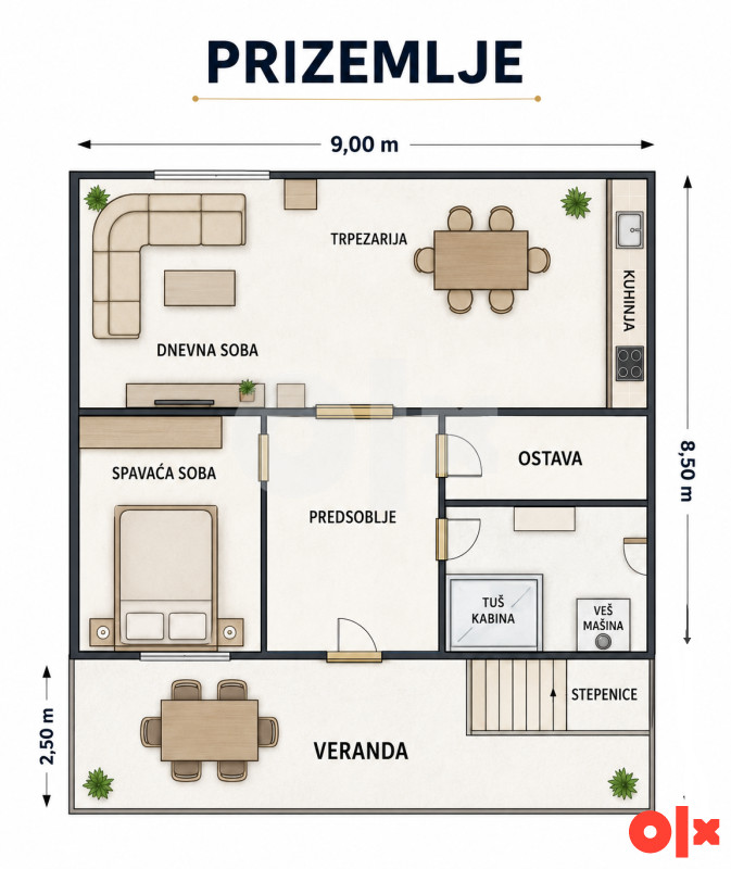 Kuća Srebrenik 130m2 (Potpeć bb Tinja) 3