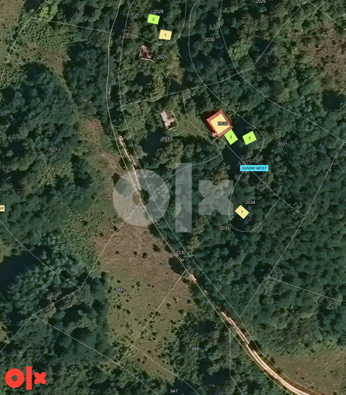 Zemljište na prodaju sa nezavršenom kućom, Sanski Most, 27217m2 4