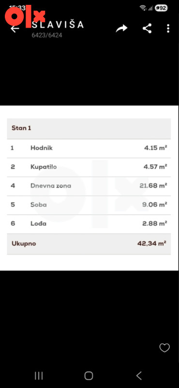 PREMIJUM STAN U NOVOM BORIKU 42,34 M2 KOMPENZACIJA 3