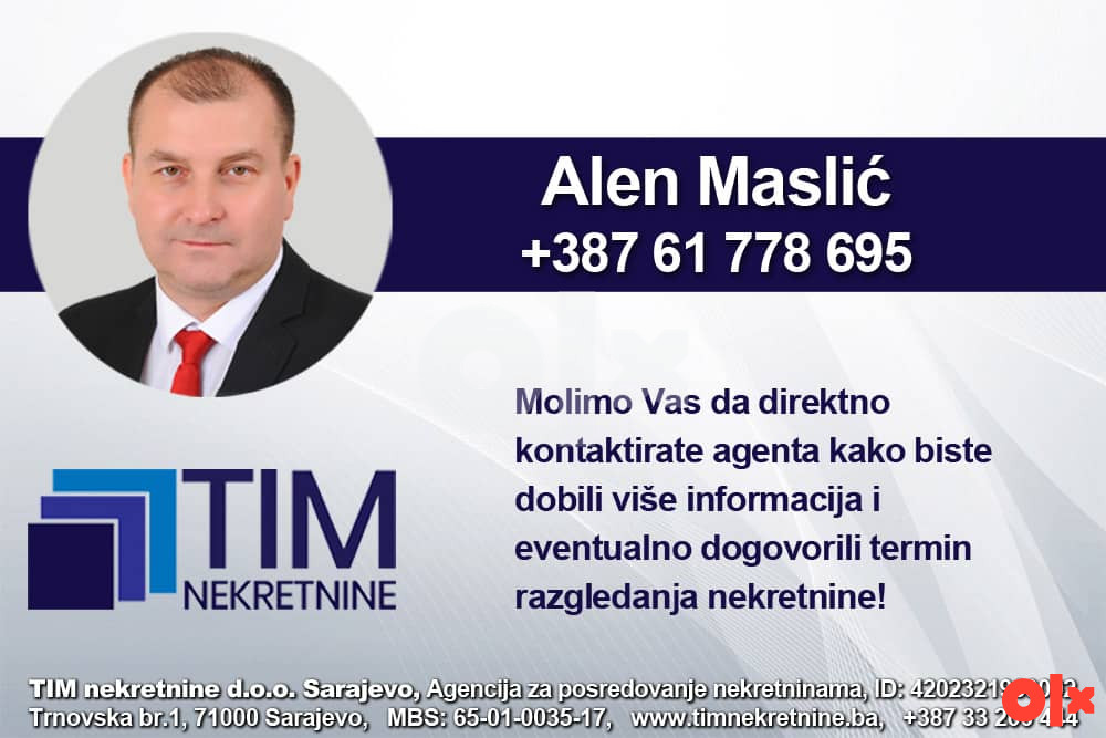 TIM: ZAMJENA - Dobrinja - Jednosoban stan 38m2 s lođom 12