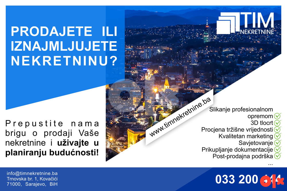 TIM: ZAMJENA - Dobrinja - Jednosoban stan 38m2 s lođom 13