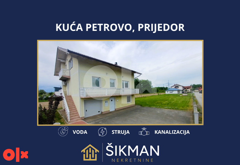 Kuća Prijedor 270m2, Petrovo