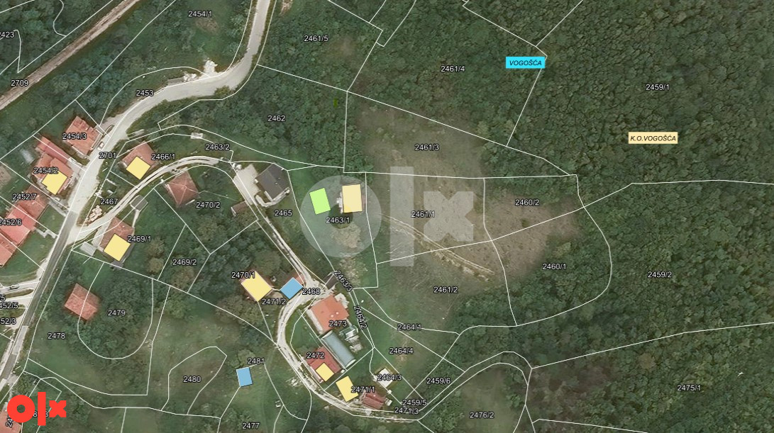 Zemljište u urbanoj zoni, Vogošća, Ahmeda Rizve