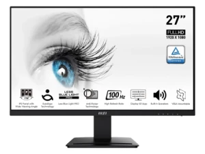 Monitor 27" MSI PRO MP273A FHD IPS 100Hz