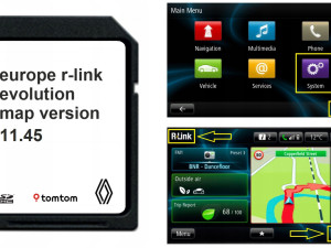 Renault RLINK R Link 2025/26 11.45 MAPE KARTE RADARI