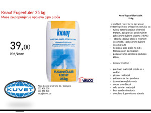 Fugen filer 25 kg, Knauf