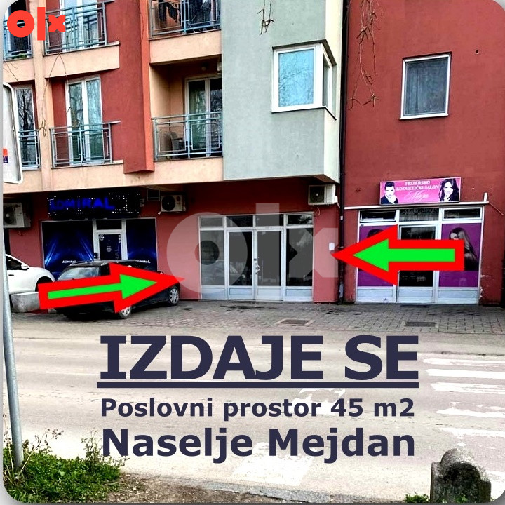 Izdaje se poslovni prostor Banja Luka 45m2