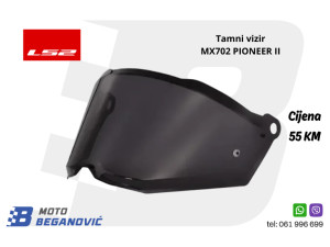 Tamni vizir za LS2 MX702 Pioneer II