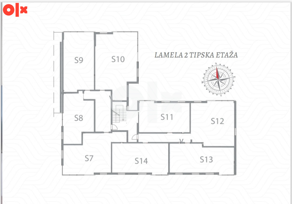 STAN SA 2 SPAVAĆE SOBE, 52,47m2, BORIK 3
