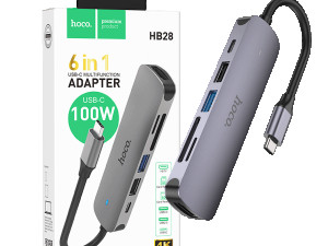 USB HUB Type C; Hoco HB28