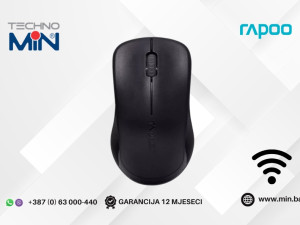Rapoo 1620 bežični optički miš R-11464 1000 DPI, Black