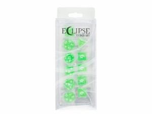 UP - Eclipse Dice Set: Lime Green (11 Dices)