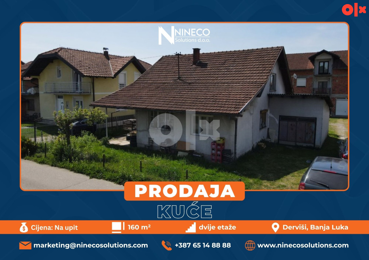 KUĆA - DERVIŠI - BANJA LUKA - 160 m2