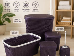 Korpa za ves komplet za kupatilo