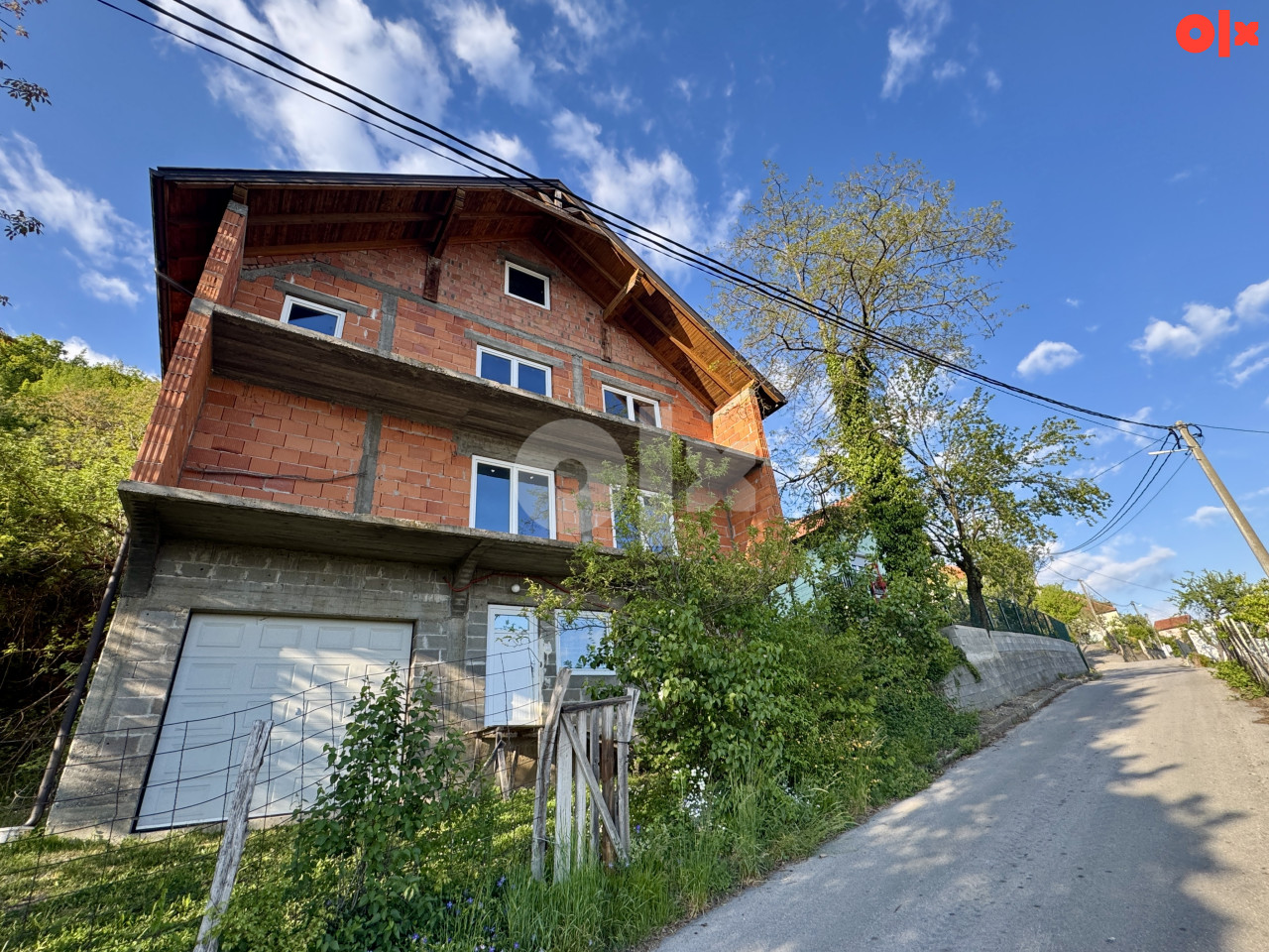 Kuća, Rohbau stanju sa panoramskim pogledom Goduš (Tuzlanski k.) 2