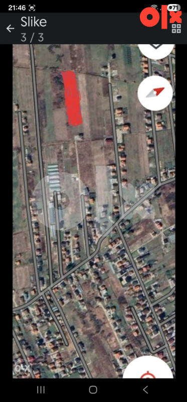 Zemljište u Pokoju, Bihać. 3.340 m2. 500 m2 je građevinsko zemljš 3