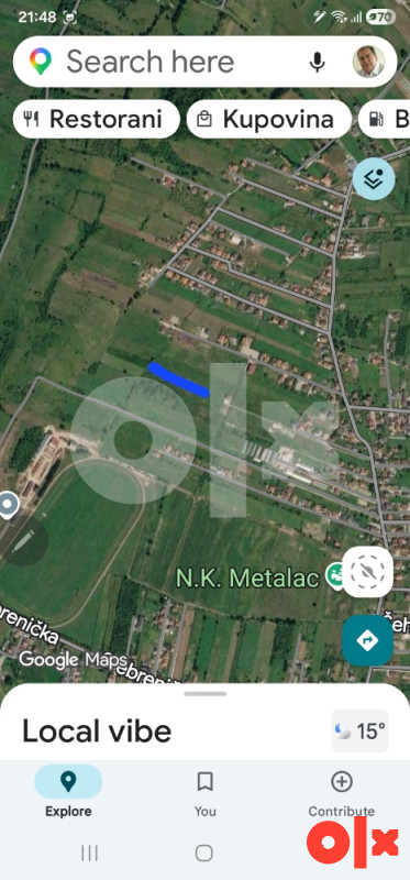 Zemljište u Pokoju, Bihać. 3.340 m2. 500 m2 je građevinsko zemljš 2