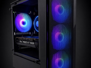 Aigo C195 ARGB RX 7600 XT Pulse 16GB : Ryzen 7600X 12x5.3GHz