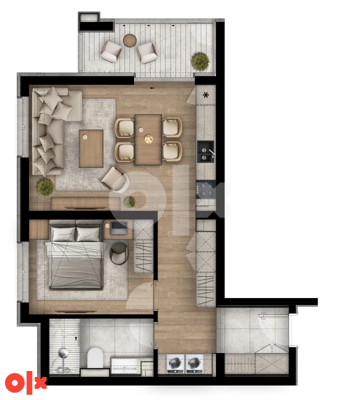 Riverside Sarajevo / dvosoban stan 53.61m2 U IZGRADNJI 4