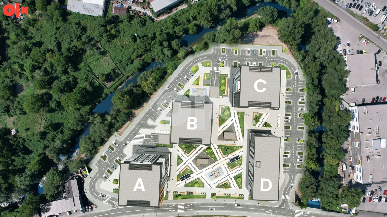 Riverside Sarajevo / dvosoban stan 53.61m2 U IZGRADNJI 17