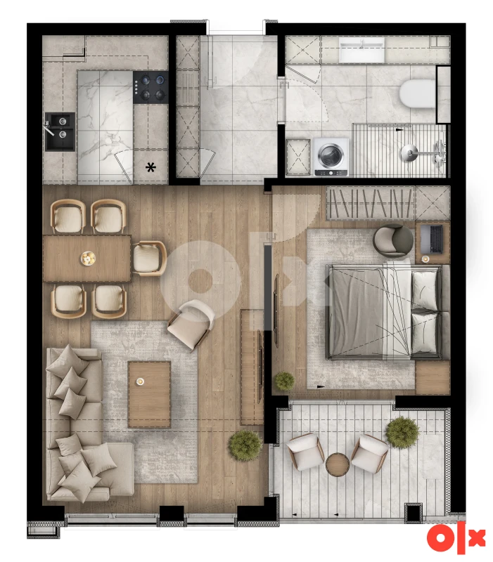 Riverside Sarajevo / dvosoban stan 52.04m2 U IZGRADNJI 4