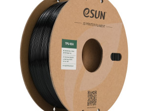 3D TPU95A Filament eSUN 1,75 mm 1 kg Black