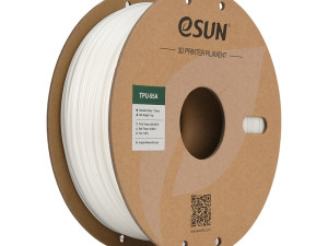 3D TPU95A Filament eSUN 1,75 mm 1 kg White