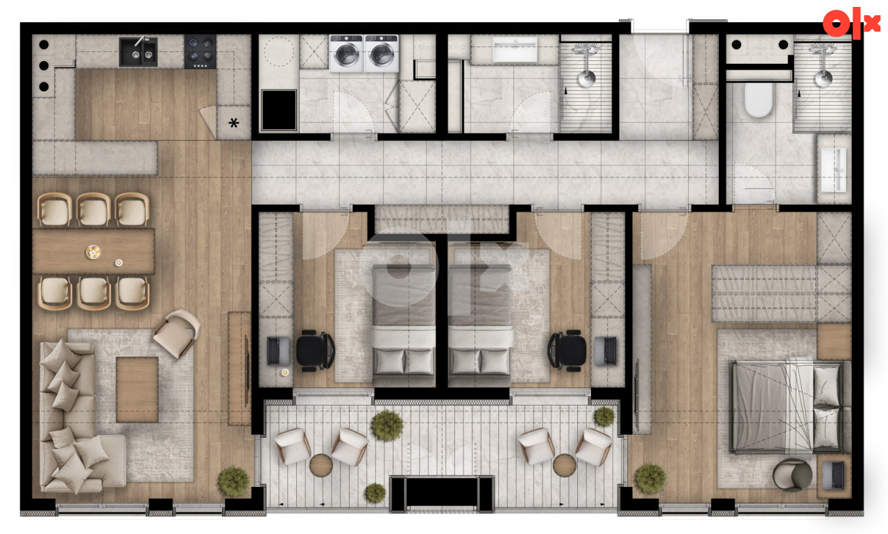 Riverside Sarajevo / trosoban stan 79.37m2 U IZGRADNJI