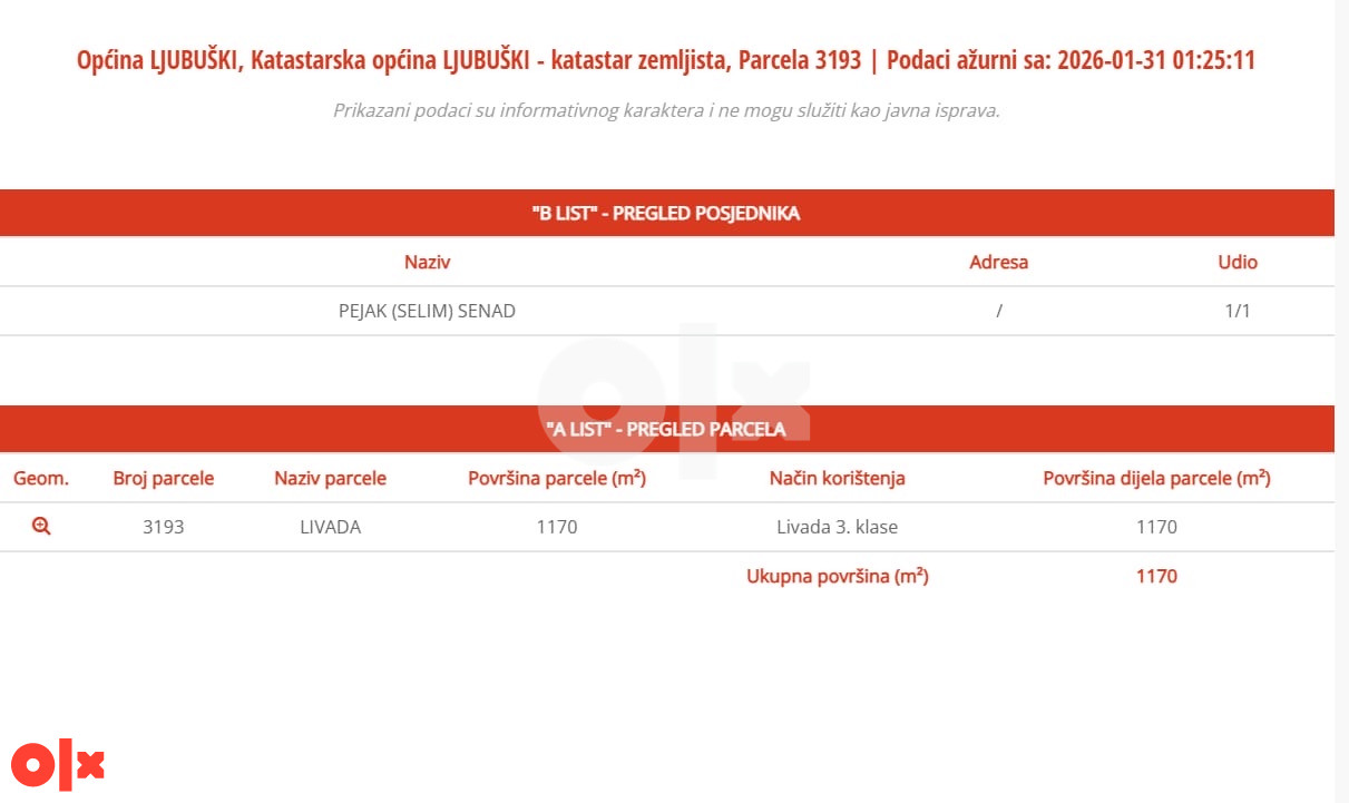 Zemljište Ljubuški 3