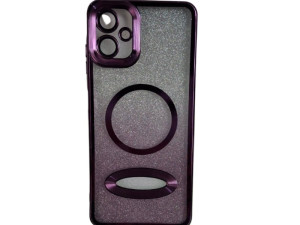 MagSafe glitter maskica Samsung A06 Purple