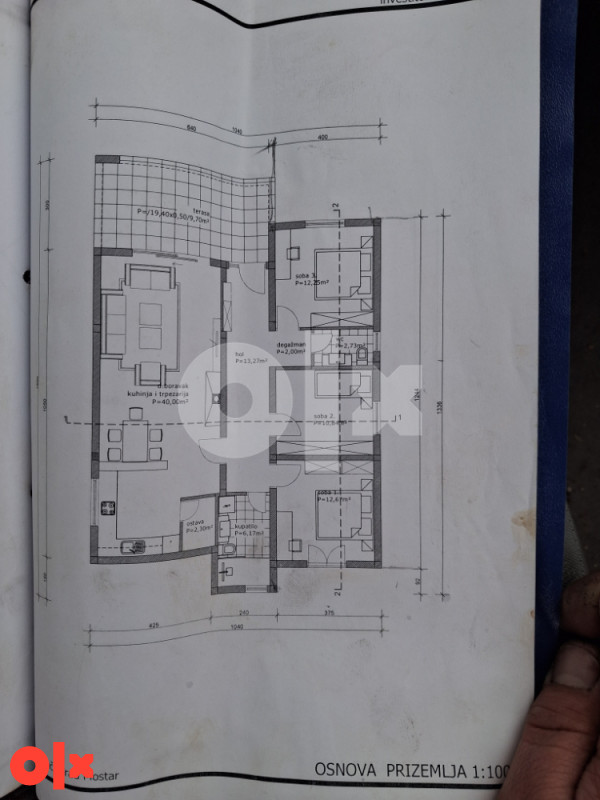 Zemljište Mostar Livac 800m2 2