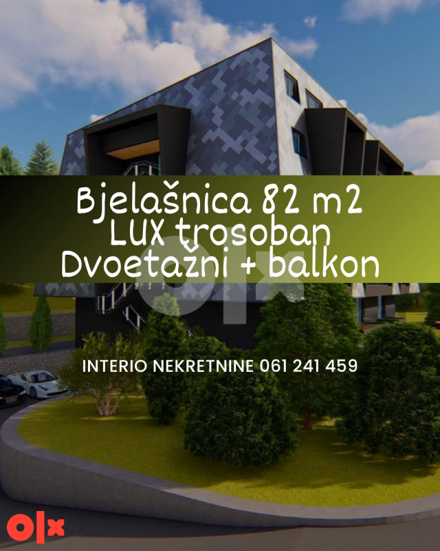 BJELAŠNICA LUX 82 m2 Trosoban + ostava + balkon