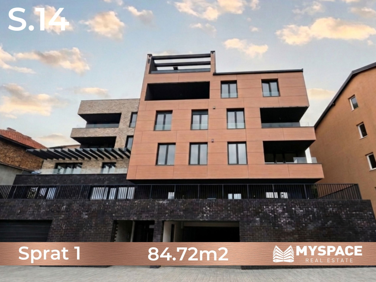 MY SPACE/ Stan/ Breka/ NOVOGRADNJA PALAZZO/ 84m2