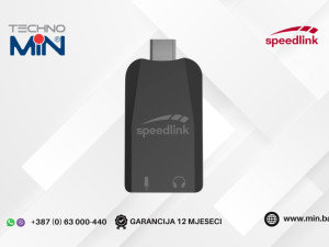 Speedlink Vigo USB-C zvučna kartica SL-880501-BK, Black