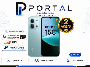 Xiaomi Redmi 15C 6/128 - 50MP - 6000mAh - Veliki 6.9" 120Hz Ekran