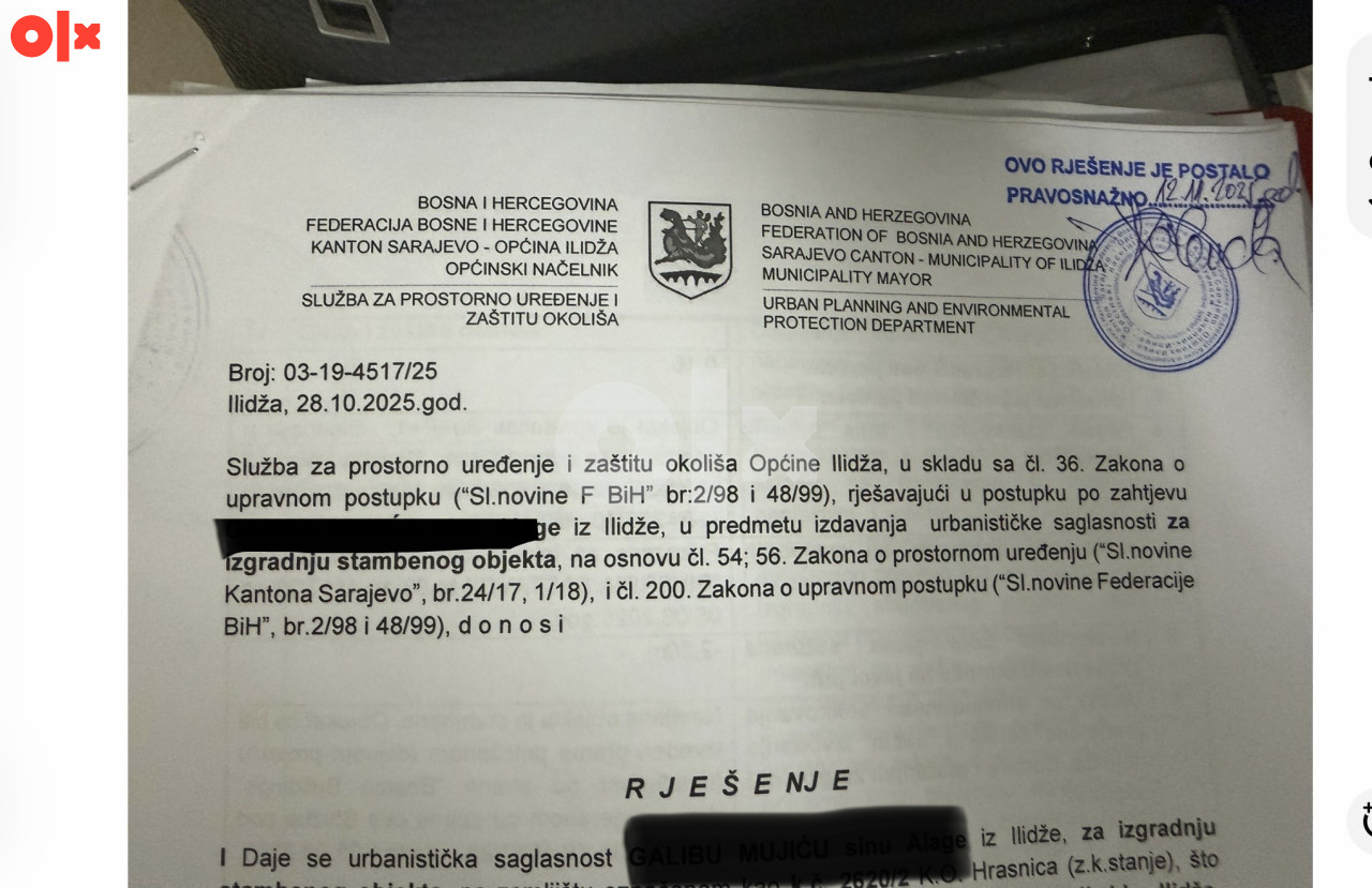 Zemljište Sarajevo - ilidža 8