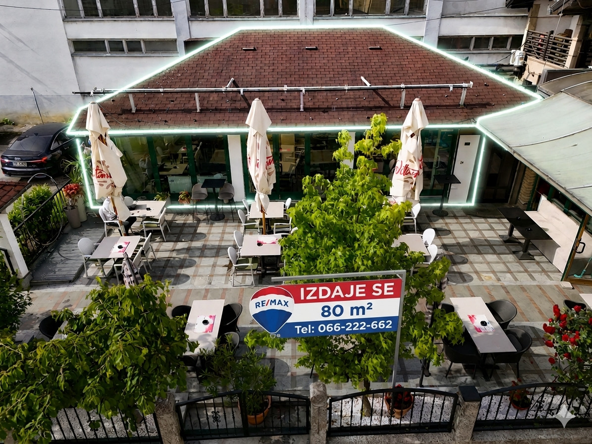 POSLOVNI PROSTOR U SKLOPU LOUNGE BARA BJANKA/80m2/ CENTAR BL
