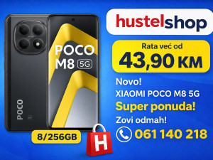 Xiaomi Poco M8 5G 8/256GB EU + PUNJAČ 45W ORIGINALNI + MASKA