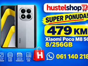 Xiaomi Poco M8 5G 8/256GB EU + PUNJAČ 45W ORIGINALNI + MASKA