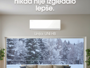 Klima HISENSE 18-ka HB50BP0AG, GRIJANJE DO -22, GRIJAC VANJSKE J.