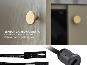 Senzor vrata signle 12/24V LED traka