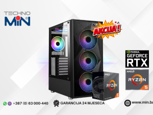 Gaming CyberPulse Ryzen 5 3500X, 8 RAM, 500 SSD, 1660 Super 6GB