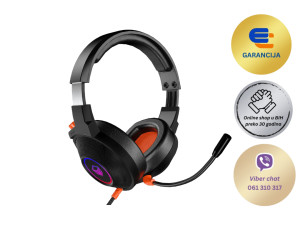 Ultra lagane gaming slušalice MEETION HP012 crne