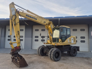 ROVOKOPAČ BAGER TOČKAS KOMATSU PW130ES-7K PW 130 CAT JCB CASE