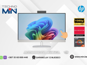 HP All-in-One 24-cr0081ny - 24" Touch, Ryzen 5 7520U, 16GB, 512GB