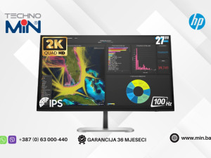 Monitor HP S5 Pro 527pu 9E0G5AA 27" IPS QHD USB-C, 100Hz, 5ms