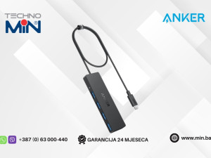 Anker USB-C Data Hub 4-u-1 A8309G11 4x USB-A 5Gbps Black